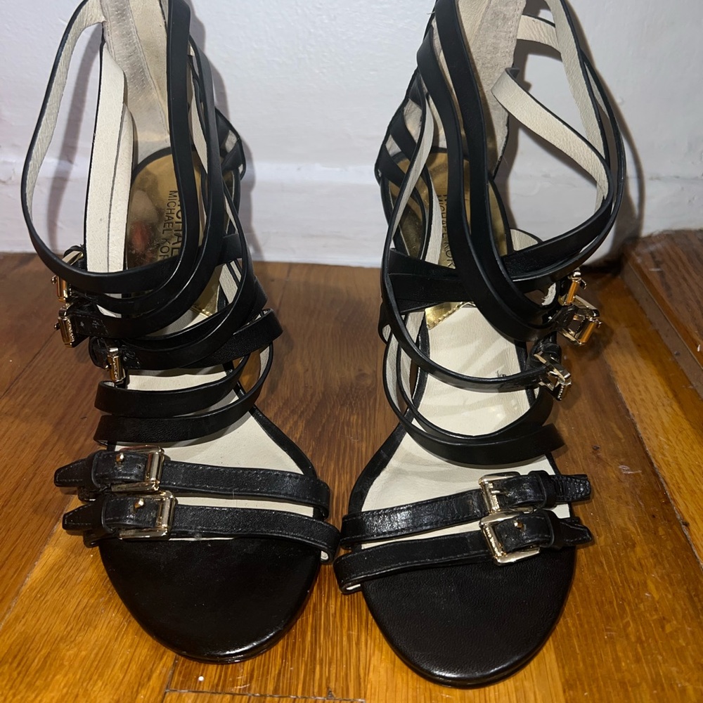 MICHAEL Michael Kors Black Stiletto Heels